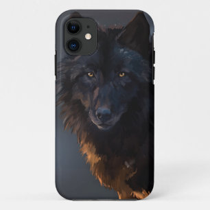 Case-Mate iPhone Case Loup noir