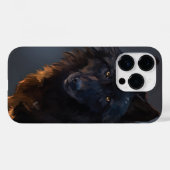 Coques Case-Mate iPhone Loup noir (Verso (horizontal))