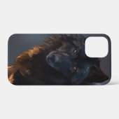 Coques Case-Mate iPhone Loup noir (Verso (horizontal))