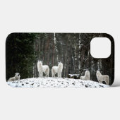 Coques Case-Mate iPhone Loup polaire sauvage (Verso (horizontal))
