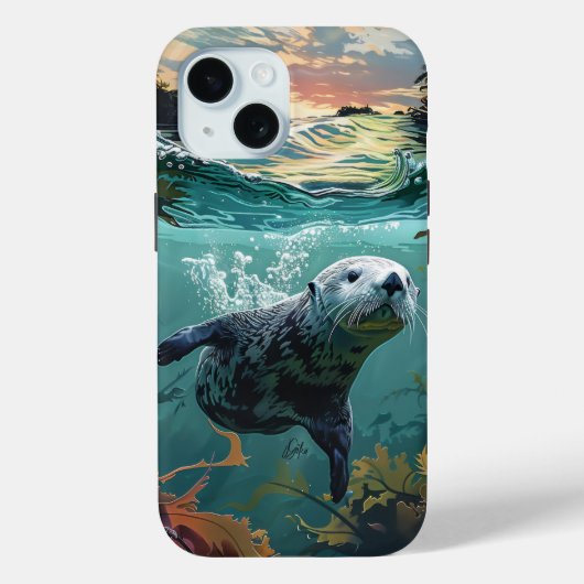 Coques Case-Mate iPhone Loupe de mer (Verso)