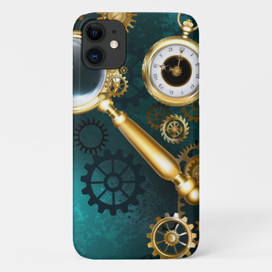 Coques Case-Mate iPhone Loupe en style Steampunk (Dos)