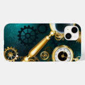 Coques Case-Mate iPhone Loupe en style Steampunk (Verso (horizontal))
