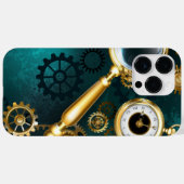 Coques Case-Mate iPhone Loupe en style Steampunk (Verso (horizontal))