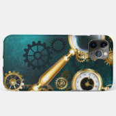 Coques Case-Mate iPhone Loupe en style Steampunk (Dos (Horizontal))