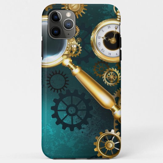 Coques Case-Mate iPhone Loupe en style Steampunk (Dos)