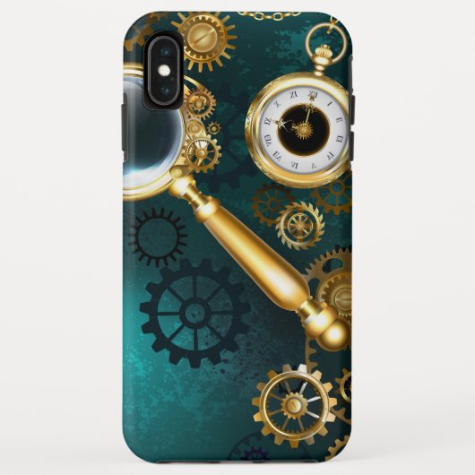 Coques Case-Mate iPhone Loupe en style Steampunk (Dos)