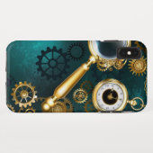 Coques Case-Mate iPhone Loupe en style Steampunk (Dos (Horizontal))