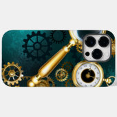 Coques Case-Mate iPhone Loupe en style Steampunk (Verso (horizontal))