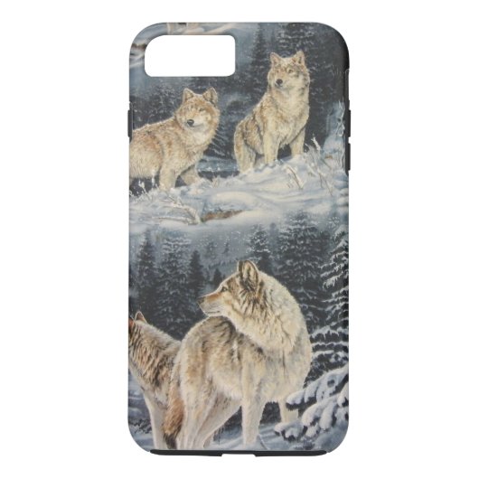 Coques Case-Mate iPhone Loups d'hiver (Dos)