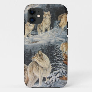 Coques Pour iPhone Loups d'hiver