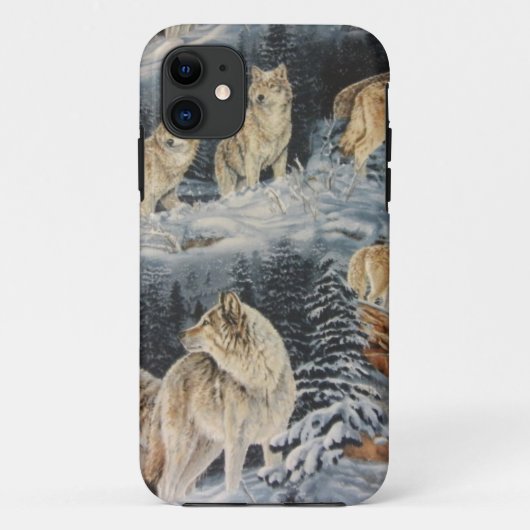 Coques Case-Mate iPhone Loups d'hiver (Dos)
