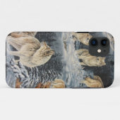 Coques Case-Mate iPhone Loups d'hiver (Dos (Horizontal))