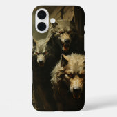 Coques Case-Mate iPhone Loups effrayants (Verso)