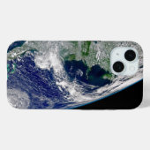 Coques Case-Mate iPhone L'Ouragan Frances Sur Une Terre Partielle. (Verso (horizontal))