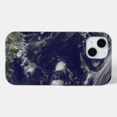 Coques Case-Mate iPhone L'Ouragan Irene Traverse Les Bahamas. (Verso (horizontal))