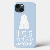 Coques Case-Mate iPhone L'Ours De Glace Connaît (Verso)