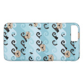 Coques Case-Mate iPhone Loutres de mer montant les vagues (Dos (Horizontal))