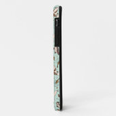 Coques Case-Mate iPhone Loutres en bleu (Dos/Gauche)