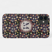 Coques Case-Mate iPhone Louveur de café Monogram (Dos (Horizontal))