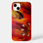 Coques Case-Mate iPhone Louvre rouge dragon (Verso)