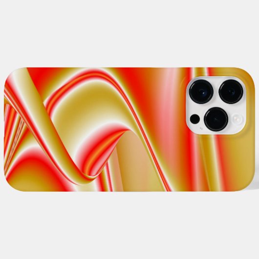 Coques Case-Mate iPhone Love and Gold Abstrait 3D Rainbowart (Verso (horizontal))