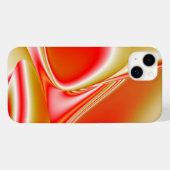 Coques Case-Mate iPhone Love and Gold Abstrait 3D Rainbowart (Verso (horizontal))