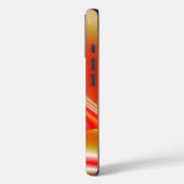 Coques Case-Mate iPhone Love and Gold Abstrait 3D Rainbowart (Verso / Gauche)