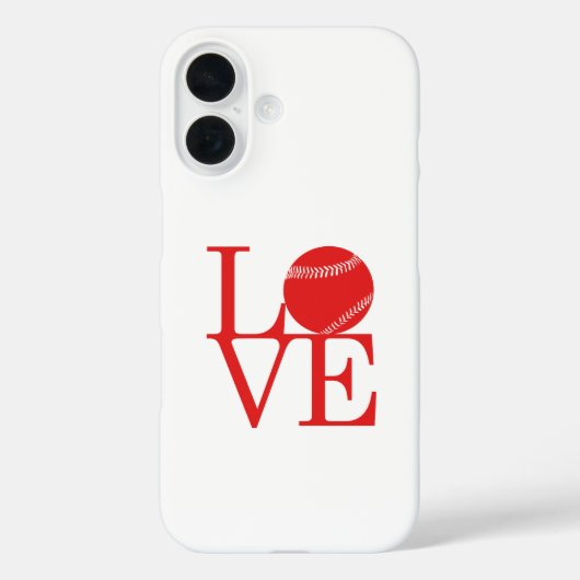 Coques Case-Mate iPhone Love Baseball (Verso)