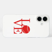 Coques Case-Mate iPhone Love Baseball (Verso (horizontal))