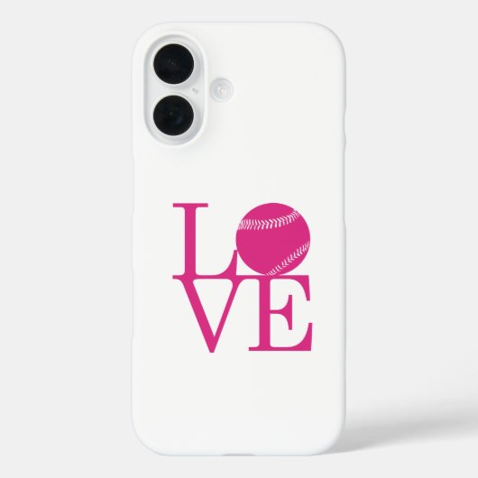 Coques Case-Mate iPhone Love Baseball (Verso)