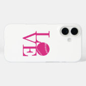 Coques Case-Mate iPhone Love Baseball (Verso (horizontal))