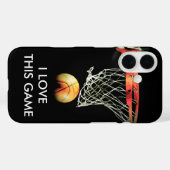 Coques Case-Mate iPhone Love Basketball (Verso (horizontal))