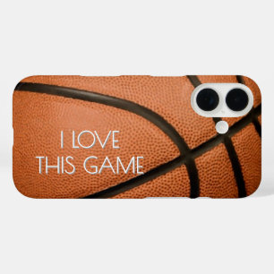 Coques iPhone 16 Love Basketball Jeu