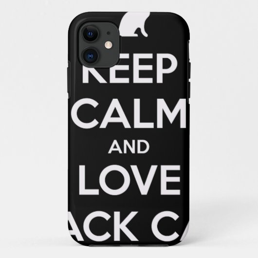 Coques Case-Mate iPhone Love Black Cats (Dos)