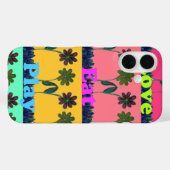 Coques Case-Mate iPhone Love Eat Play Art Print (Verso (horizontal))