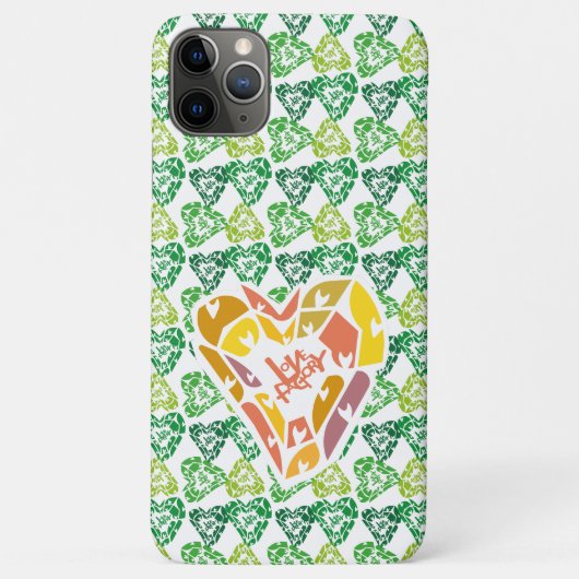 COQUES Case-Mate iPhone LOVE FACTORY HEARTS BY MASANSER (Dos)