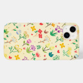 Coques Case-Mate iPhone Love Garden Fleurs et Coeurs de printemps (Verso (horizontal))
