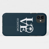 Coques Case-Mate iPhone LOVE Georgetown Caroline du Sud (Dos (Horizontal))