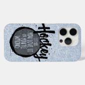 Coques Case-Mate iPhone Love Hockey (Verso (horizontal))