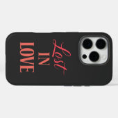 Coques Case-Mate iPhone Love in Love Romantic Typographie (Verso (horizontal))