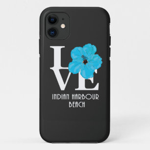 Case-Mate iPhone Case LOVE Indian Harbour Beach Blue Hibiscus