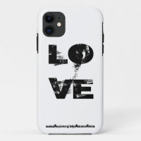 Love Iphone Noir et Blanc