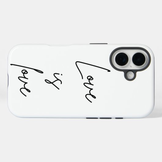 Coques Case-Mate iPhone Love is love  (Verso (horizontal))