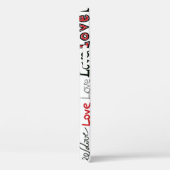 Coques Case-Mate iPhone Love Marker Texture Arrière - plan sans couture (Verso / Droite)