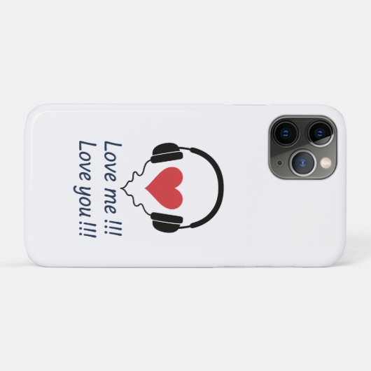 COQUES Case-Mate iPhone LOVE ME LOVE YOU (Dos (Horizontal))