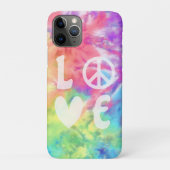 Coques Case-Mate iPhone Love Peace Hippie Pastel Rainbow Batik Tie Dye (Dos)
