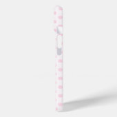 Coques Case-Mate iPhone Love Pois Motifs roses (Verso / Gauche)