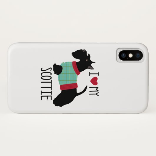 Coques Case-Mate iPhone Love Scottie (Dos (Horizontal))