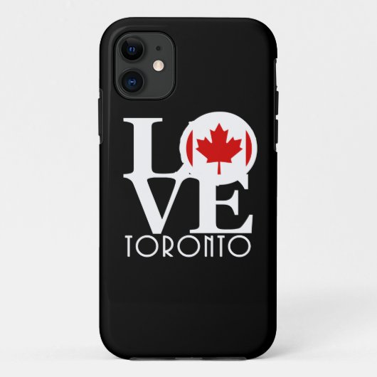 Coques Case-Mate iPhone LOVE Toronto, Canada (Dos)